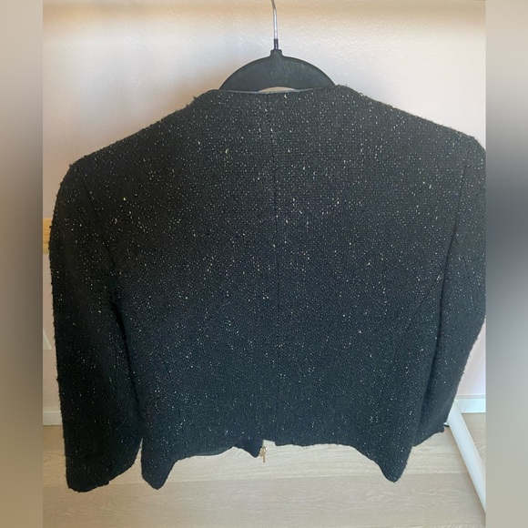 Esprit Tweed Boucle Blazer black with gold metallic thread XS - Picture 5 of 13